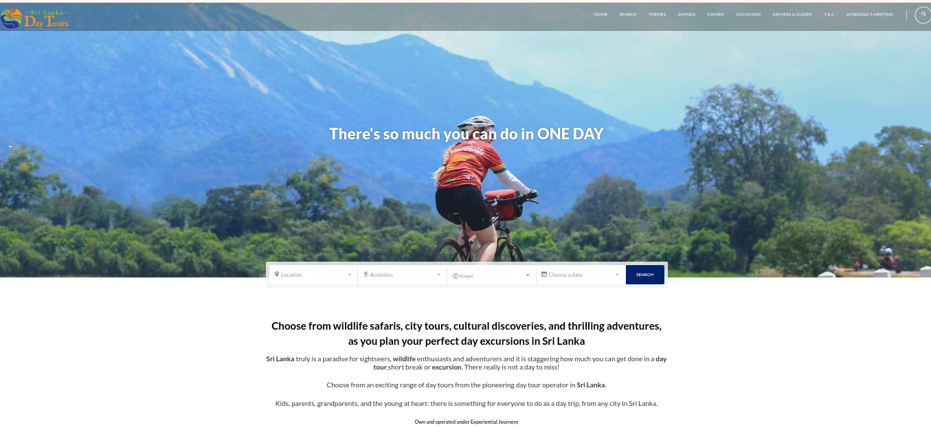day Tours website